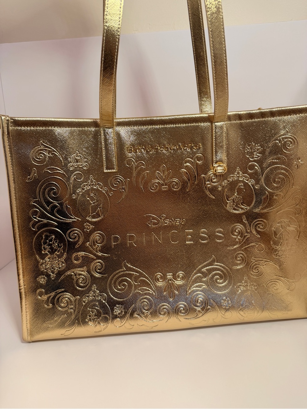 Bath and Body Works Disney Princess Gold Tote